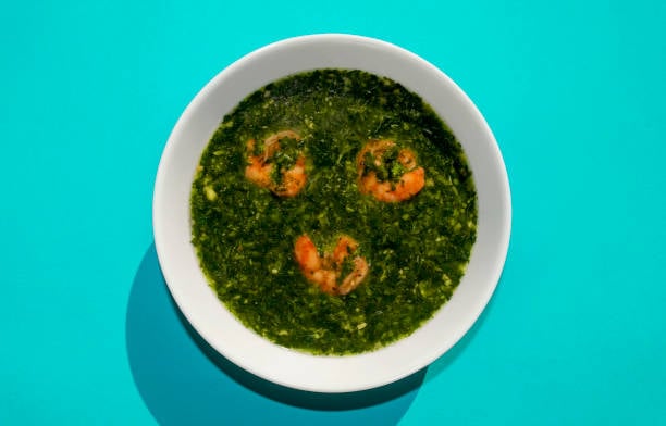 ملوخية بالجمبري