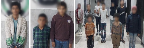 <strong>ضبط تشكيل يستغل الأطفال في التسول</strong><br>