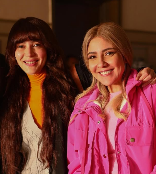 مي كساب وندى موسى من كواليس مسلسل نون النسوة<br>