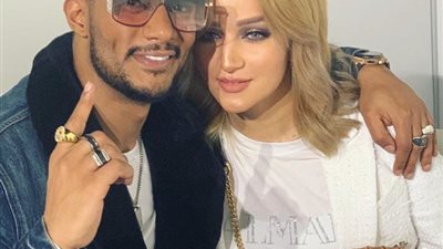 الفنان محمد رمضان يحتفل بعيد زواجه الـ 11