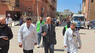 مرور مفاجأ لوكيل صحة الشرقية على مستشفي بلبيس