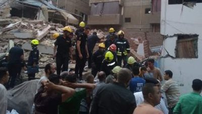 انهيار عقار سكنى وراء إصابة عجوز فى بولاق أبو العلا