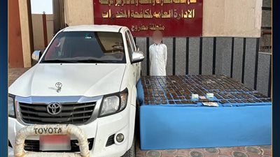 سقوط تاجر المخدرات فى قبضة الأمن بمطروح