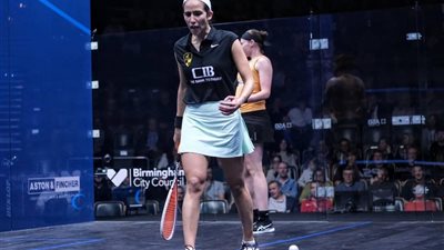 تأهل ثنائي.. نوران جوهر ومازن هشام يتأهلان لنصف نهائي بطولة الاسكواش