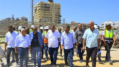 جولة تفقدية لمناقشة مشروع الاستاد الجديد للمصري البورسعيدي