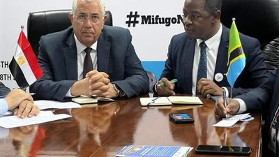 القصير يبحث مع وزير الثروة الحيوانية والسمكية التنزاني تعزيز التعاون في مجال الثروة الحيوانية 