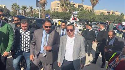 مساعد وزير الداخلية يتفقد اللجان الانتخابية في العاشر من رمضان.. صور