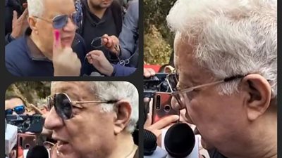 مرتضى منصور يدلي بصوته في الانتخابات الرئاسية