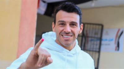 رامي رضوان يشارك بصوته في الإنتخابات الرئاسية