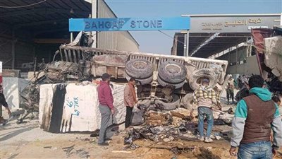 السرعة الزائدة تُنهي حياة شخصين بطريق الأوتوستراد (صور)