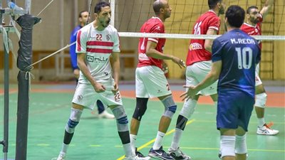 الزمالك يتحدى الأهلي ويفوز بالمباراة الأولى من نهائي كأس مصر للطائرة