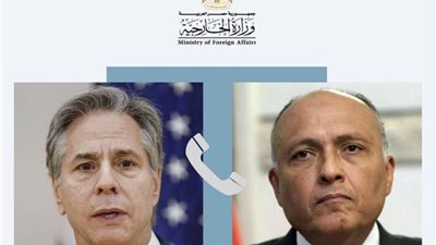 شكري ونظيره الأمريكى يبحثان تطورات الوضع فى السودان