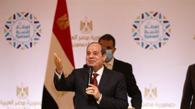 السيسى يُلقى كلمة لجموع الشعب المصري