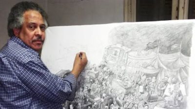 المصرية للكاريكاتير تودع الفنان والناقد التشكيلي إبراهيم حنيطر