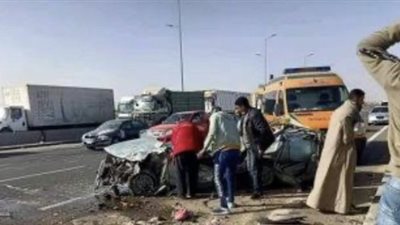 بسبب السرعة الزائدة.. مصرع وإصابة 3 أشخاص في حادث تصادم مروع بالجيزة