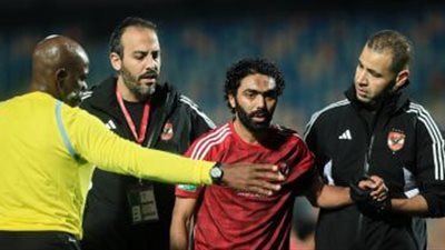 غياب لمدة شهر.. تفاصيل حالة حسين الشحات بعد الإصابة أمام سيمبا