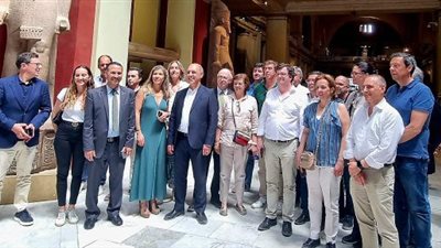 المتحف المصرى يستقبل وزير الصحة البرتغالى ووفدا مرافقا