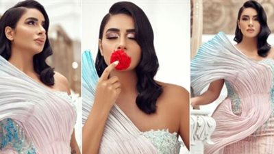 يخفي ملامح حملها.. جوري بكر تتصدر الترند بفستان وردي وأزرق سماوي