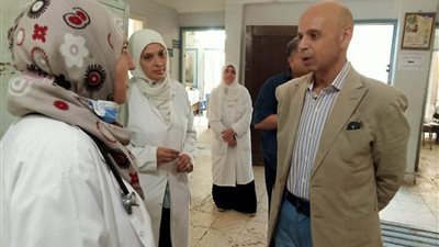 مسعود يتفقد مركز رعاية الأمومة والطفولة ثان بالزقازيق