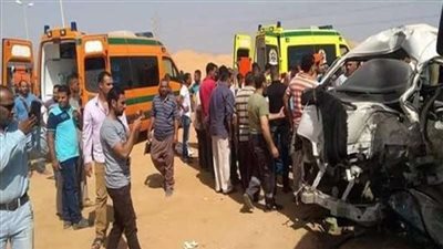 حادث تصادم سيارتين يودي بحياة 3 أشخاص فى جنوب سيناء