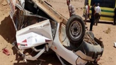 مصرع شخص وإصابة 3 آخرين في حادث تصادم بطريق إسكندرية الصحراوي