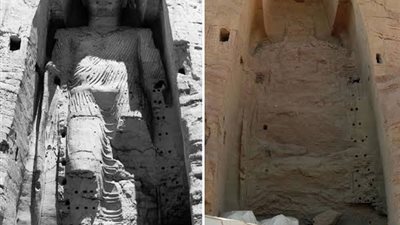 طالبان ومراحل تفجير تمثالي بوذا في أفغانستان
