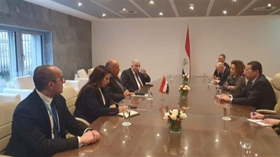 وزير الخارجية يلتقي نظيره القبرصي علي هامش مؤتمر 