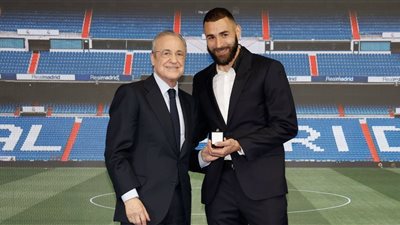 بيريز لبنزيما: أصبحت رمزًا وأحد أعظم أساطيرنا