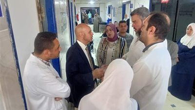 مسعود يتفقد تجهيزات وحدة التصلب المتعدد بمستشفى ديرب نجم المركزي