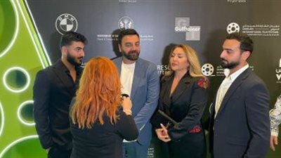 سامر المصرى في عرض فيلمه 