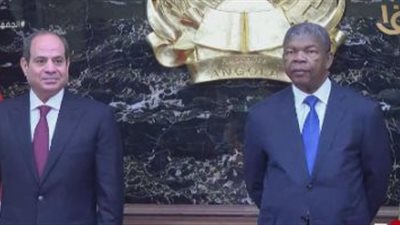 السيسى ونظيره الأنجولى يشهدان مراسم التوقيع على عدد من الاتفاقيات