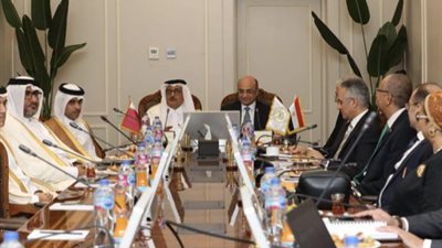 وزير العدل يستقبل نظيره القطري بالعاصمة الإدارية الجديدة