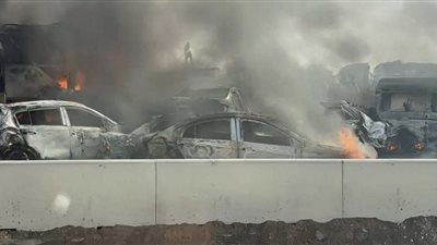 تفحم الجثث والسيارات.. شاهد عيان يروي التفاصيل الكاملة لحادث طريق الإسكندرية