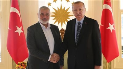 أردوغان يستقبل إسماعيل هنية في إسطنبول
