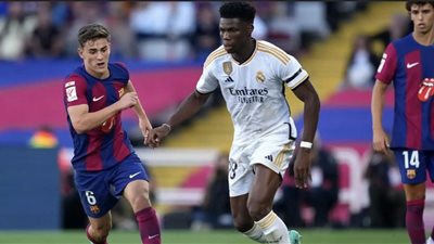 تشواميني ينفي تورط جافي في إصابته خلال مباراة الكلاسيكو