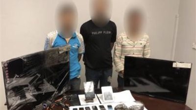 سقوط 4 لصوص في حملة أمنية مكبرة بأنحاء العاصمة.. صور