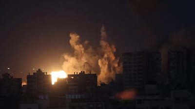 استشهاد 16 فلسطينيا خلال قصف إسرائيلي على مدينة رفح 