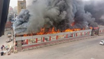 إصابة شخصين في حريق بمخزن كراتين في بنى سويف