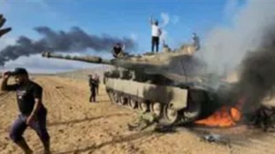 عاجل: حرق دبابة إسرائيلية وحليوة يعترف بفشله في أداء المهمة