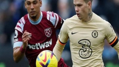 التعادل الإيجابي يحسم مباراة تشيلسي ضد وست هام يونايتد بالدوري الإنجليزي