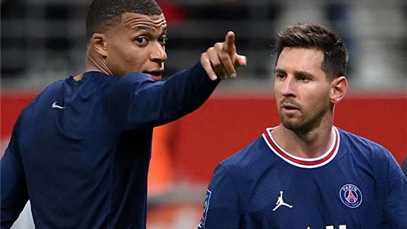 ميسي ومبابي