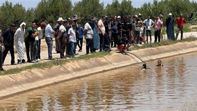 مصرع طفل غرقا فى مصرف للصرف الزراعي بالفيوم
