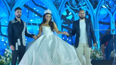 المنتج إسحق إبراهيم يحتفل بحفل زفاف ابنتة بجراند نايل بالزمالك