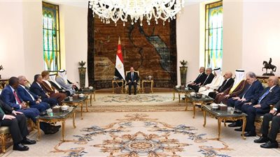 السيسي يبحث مع رؤساء البرلمانات العربية مستجدات الأوضاع بغزة