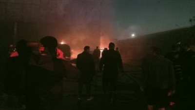 اندلاع حريق هائل داخل جمعية خيرية فى القاهرة