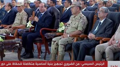 السيسي: اتعلموا المجالات الحديثة وهيكون دخلكم من 20 ألف دولار في الشهر