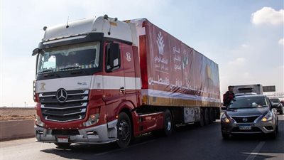 المارد الأحمر يرسل قافلة مساعدات دعماً لأهالي فلسطين
