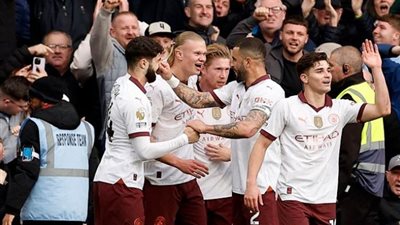 مانشستر سيتي يهزم نوتنجهام بثنائية ويطارد آرسنال على الصدارة