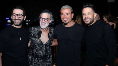 أبرزهم محمد حماقي.. المنتج حمدي بدر يحتفل بعيد ميلاده وسط عدد من الفنانين