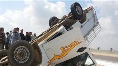 حادث تصادم سيارتين يصيب 7 أشخاص بالشرقية